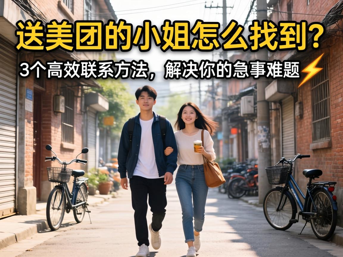 送美团的小姐怎么找到？3个高效联系方法，解决你的急事难题?