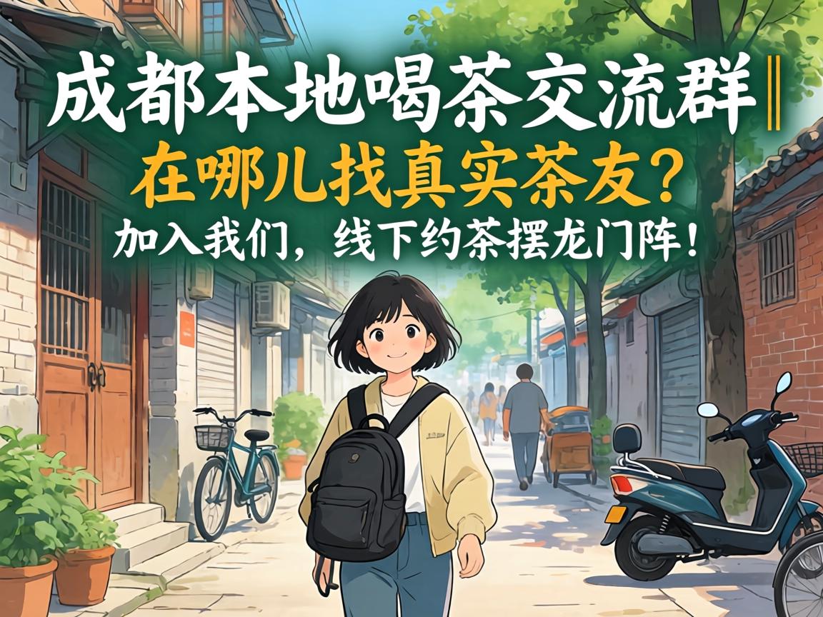 成都本地喝茶交流群｜在哪儿找真实茶友？加入我们，线下约茶摆龙门阵！