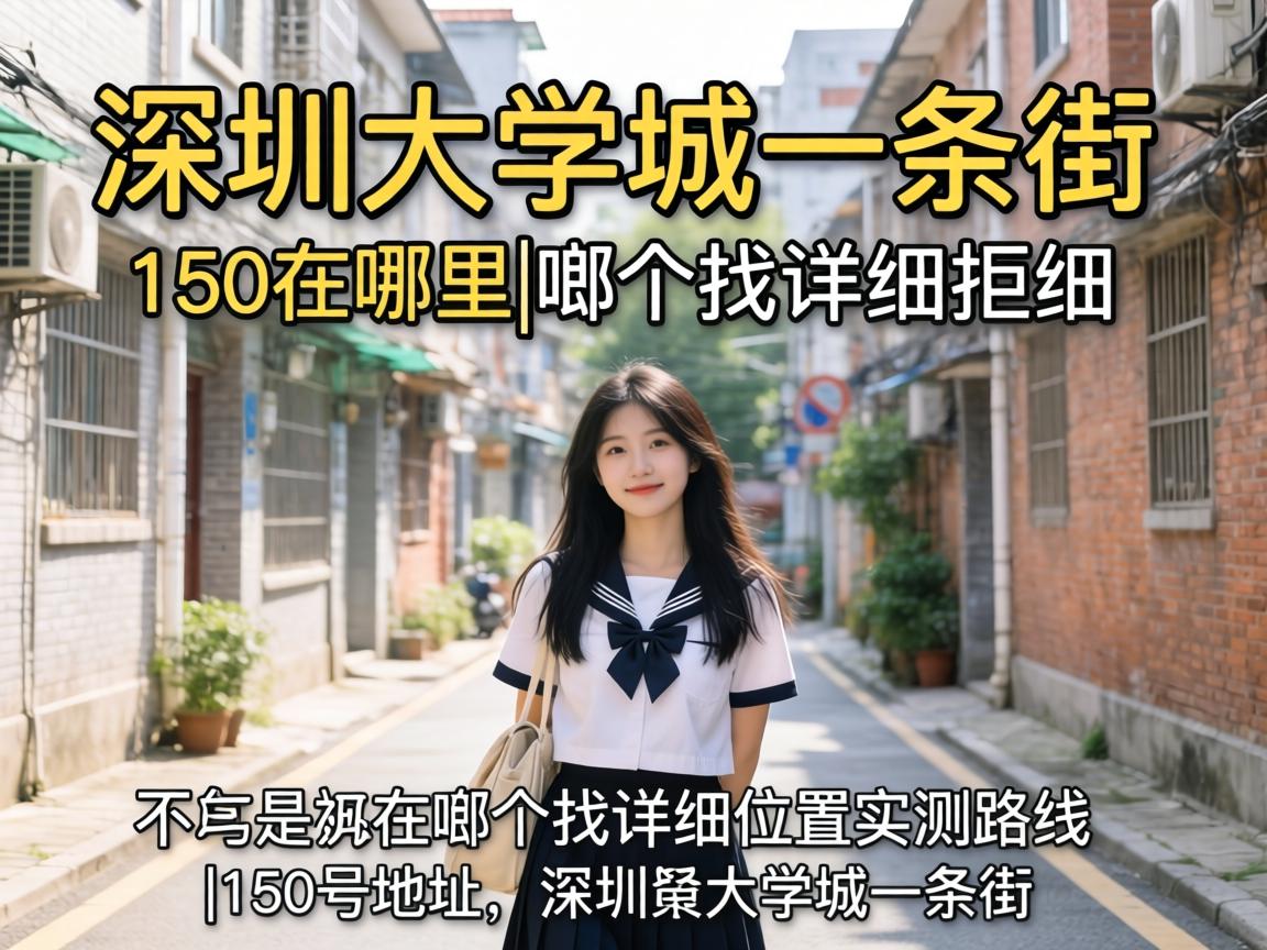 深圳大学城一条街150在哪里|啷个找详细位置实测路线|150号地址
