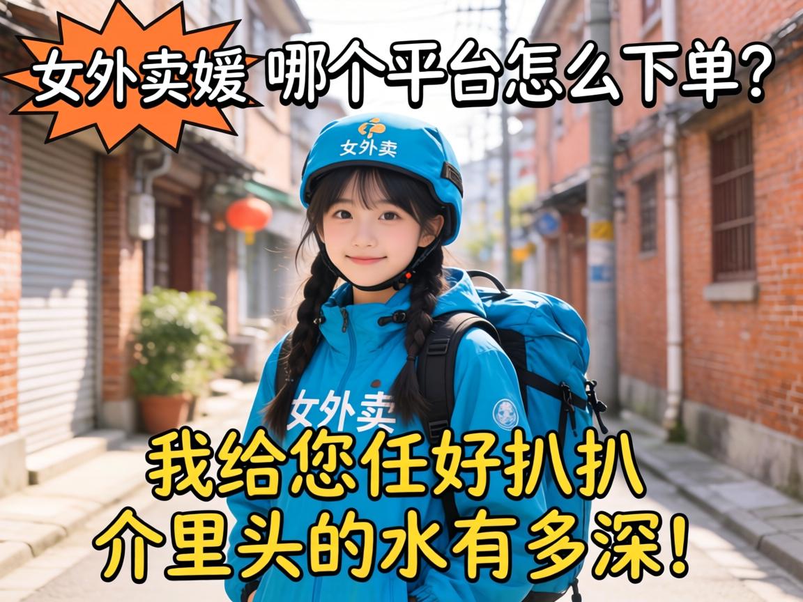 女外卖媛在哪个平台怎么下单?我给您好好扒扒介里头的水有多深!