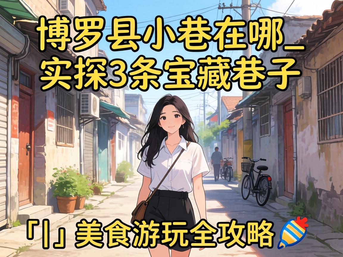 博罗县小巷在哪_实探3条宝藏巷子「|」美食游玩全攻略?