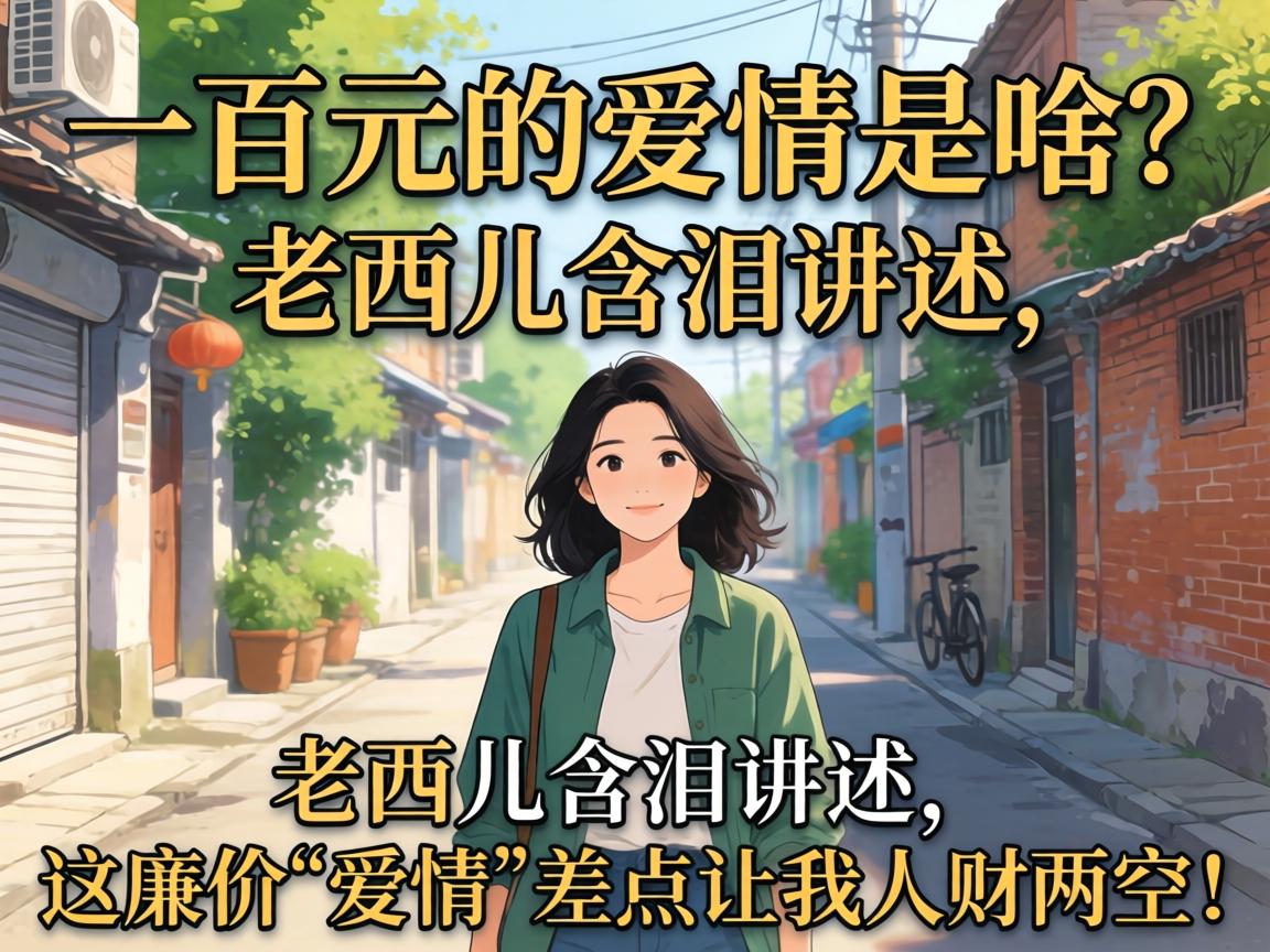 一百元的爱情是啥？老西儿含泪讲述，这廉价“爱情”差点让我人财两空！