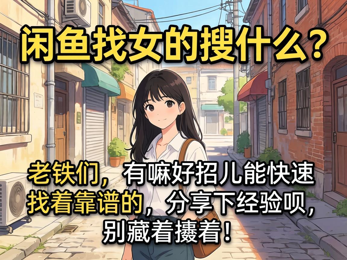 闲鱼找女的搜什么?老铁们,有嘛好招儿能快速找着靠谱的,分享下经验呗,别藏着掖着!