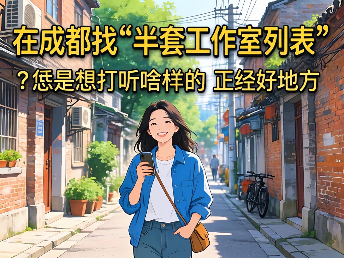 在成都找“半套工作室列表”？恁是想打听啥样的正经好地方？