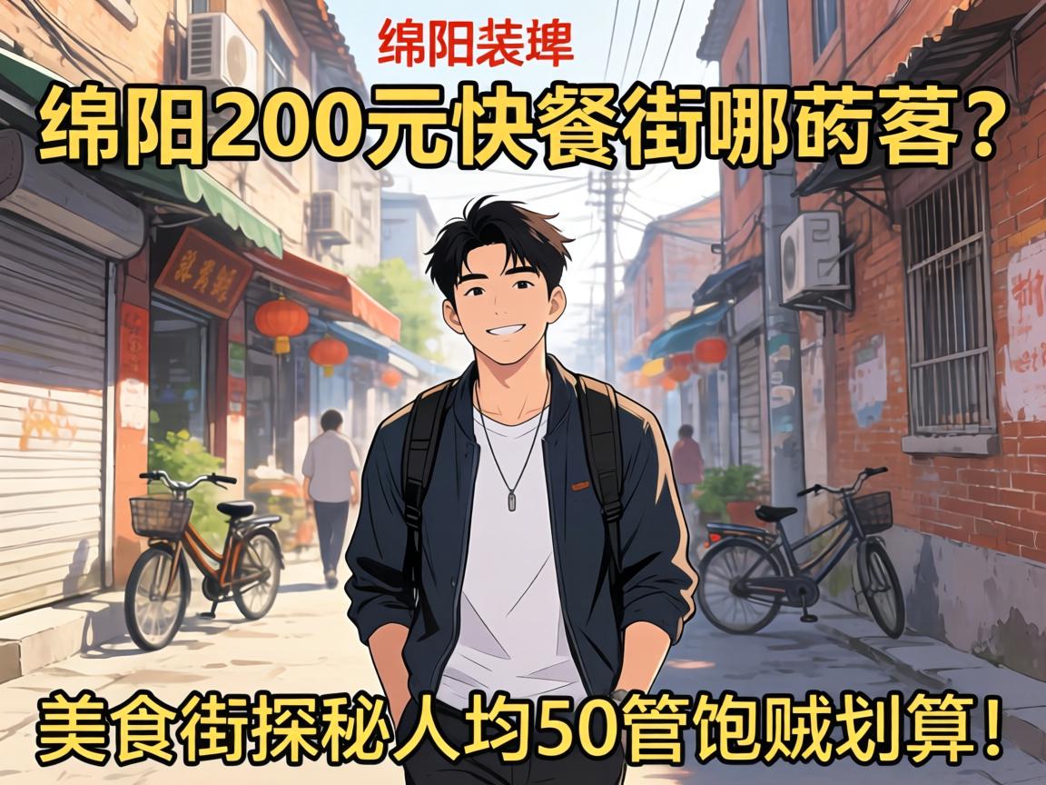 绵阳200元快餐街哪旮沓？美食街探秘人均50管饱贼划算！