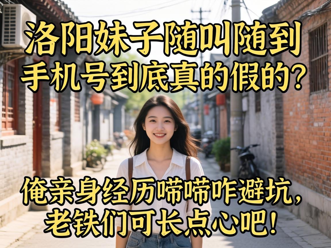 洛阳妹子随叫随到手机号到底真的假的？俺亲身经历唠唠咋避坑，老铁们可长点心吧！