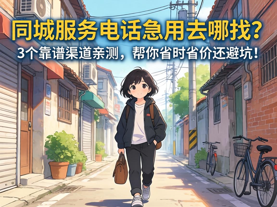 同城服务电话急用去哪找？3个靠谱渠道亲测，帮你省时省价还避坑！