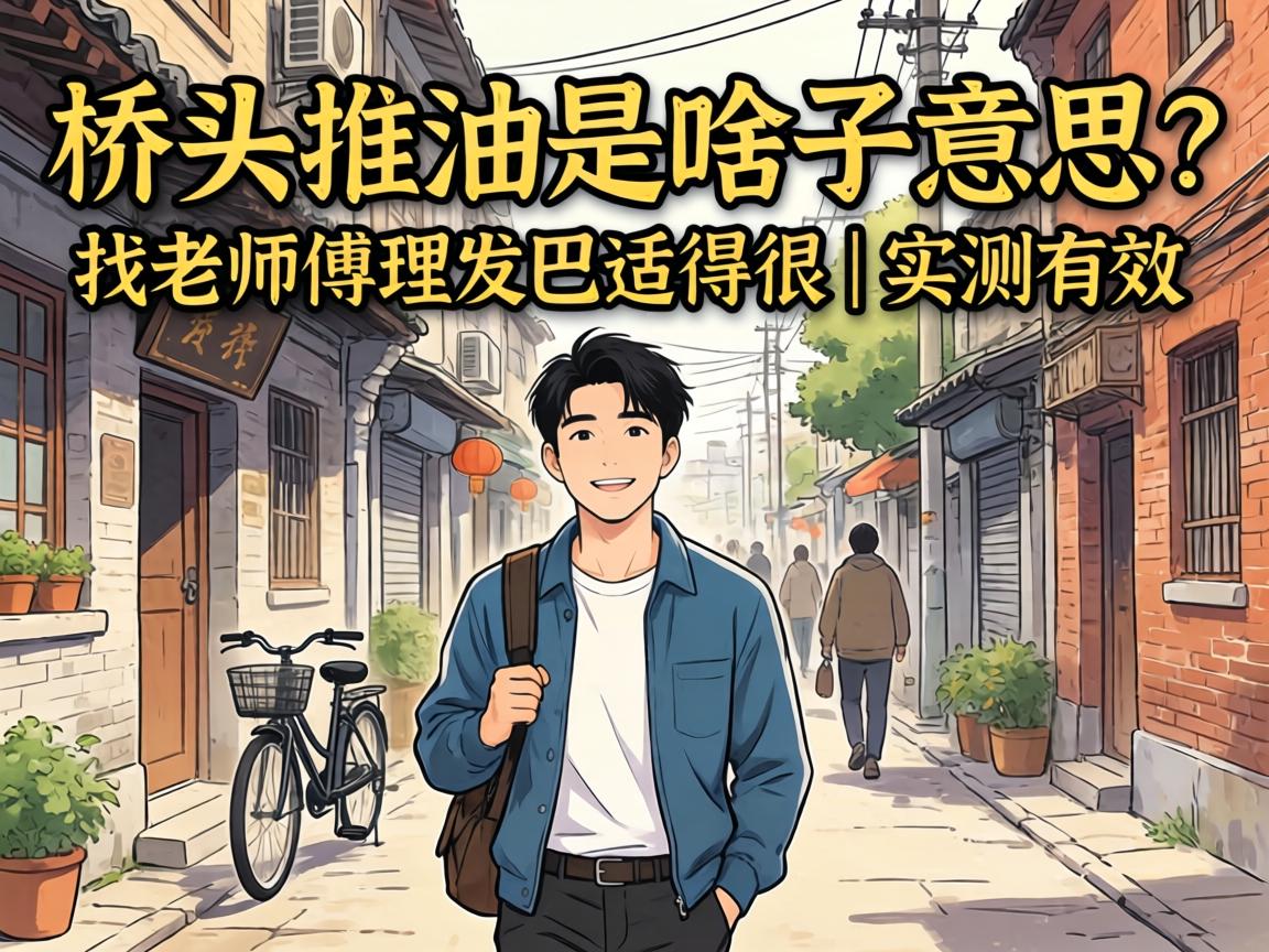 桥头推油是啥子意思?找老师傅理发巴适得很|实测有效