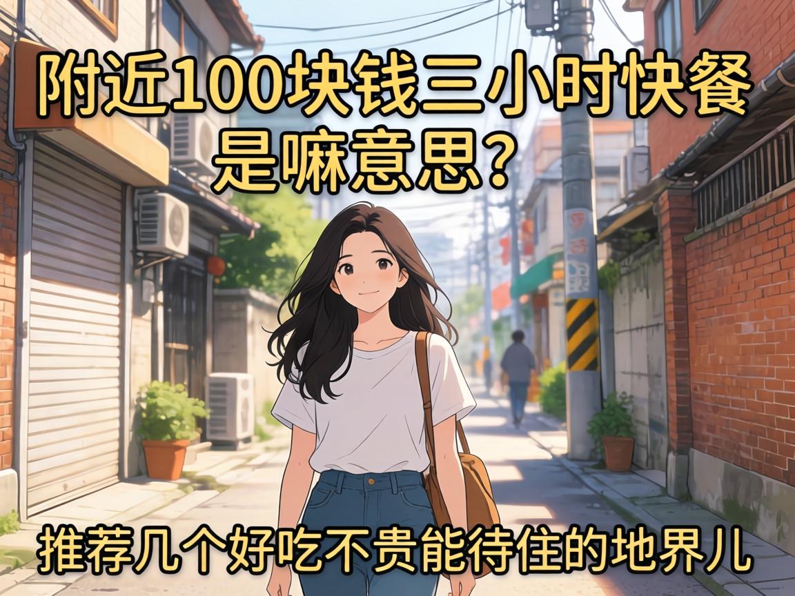 附近100块钱三小时快餐是嘛意思？推荐几个好吃不贵能待住的地界儿