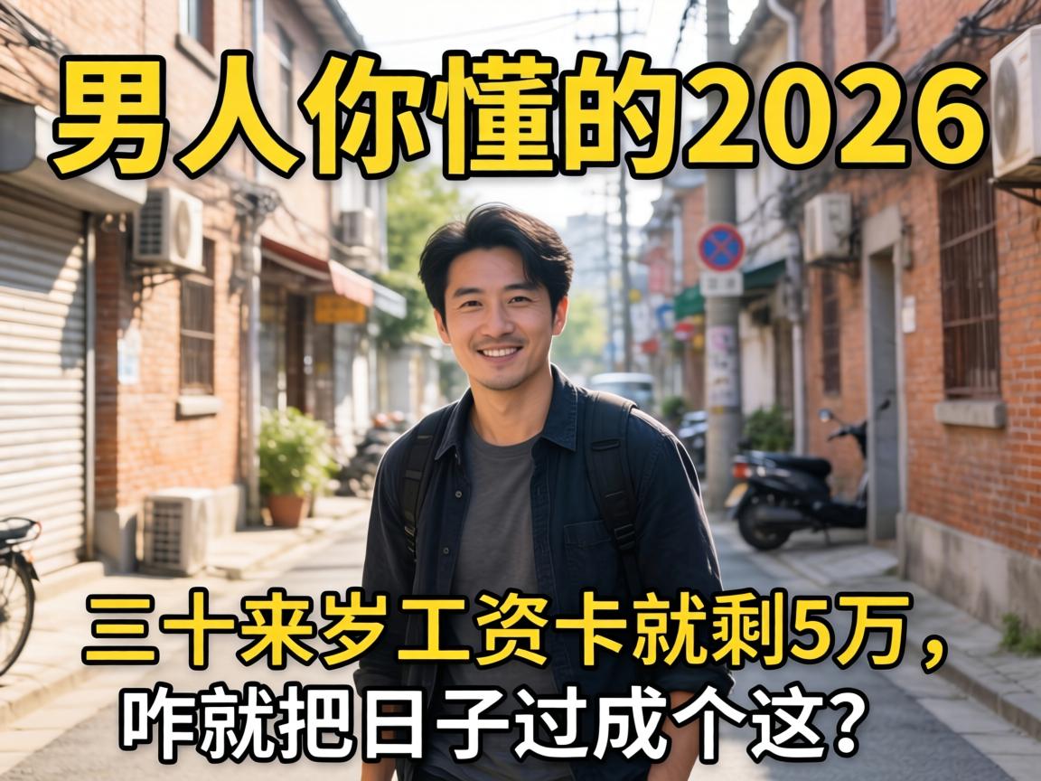 男人你懂的2026，三十来岁工资卡就剩5万，咋就把日子过成个这？