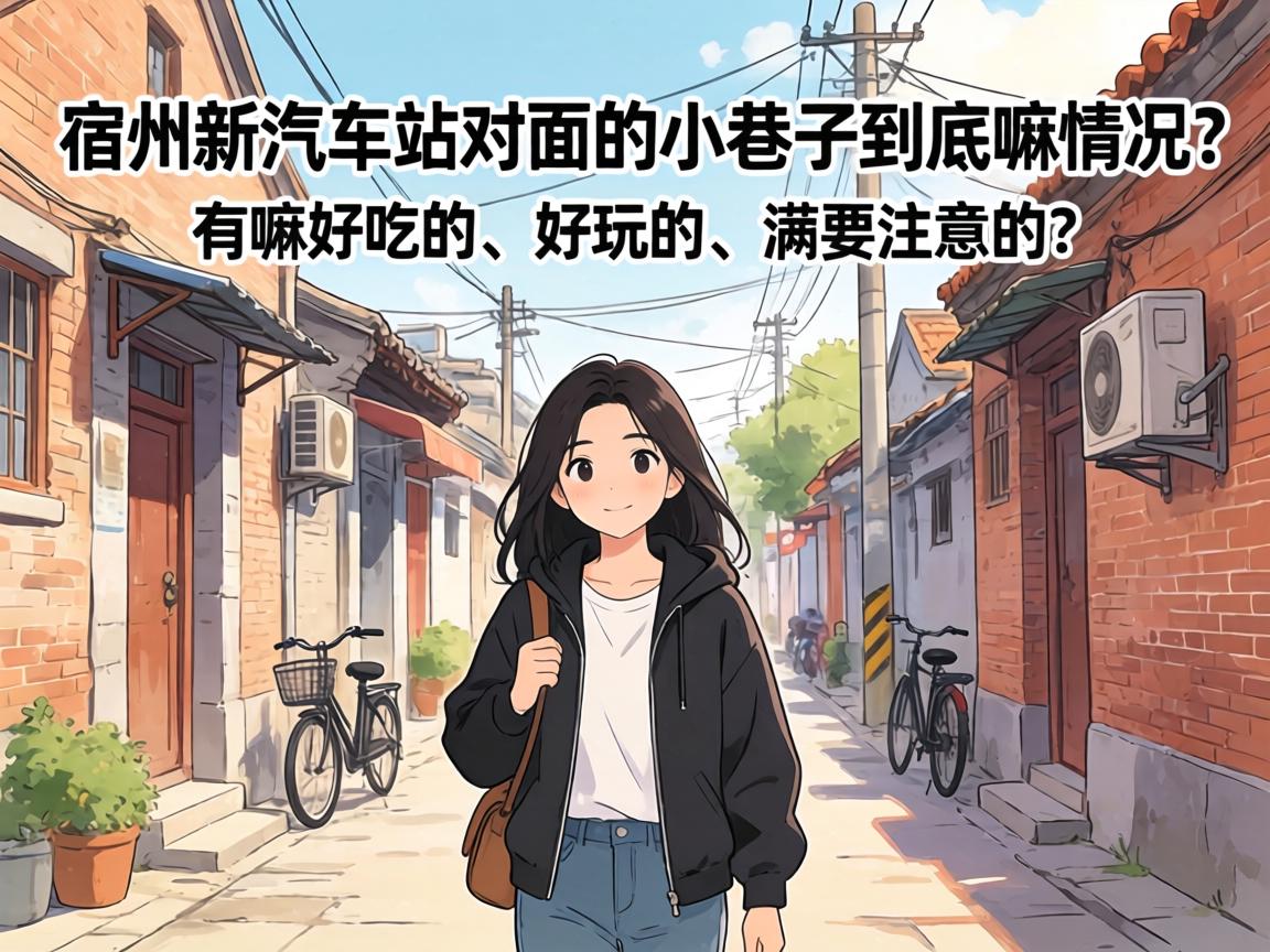 宿州新汽车站对面的小巷子到底嘛情况？有嘛好吃的、好玩的、需要注意的？