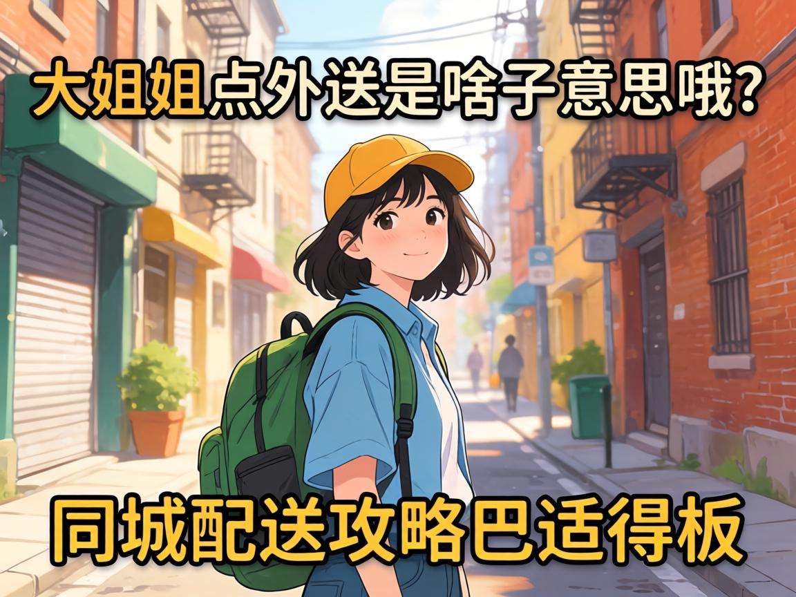 大姐姐点外送是啥子意思哦？同城配送攻略巴适得板