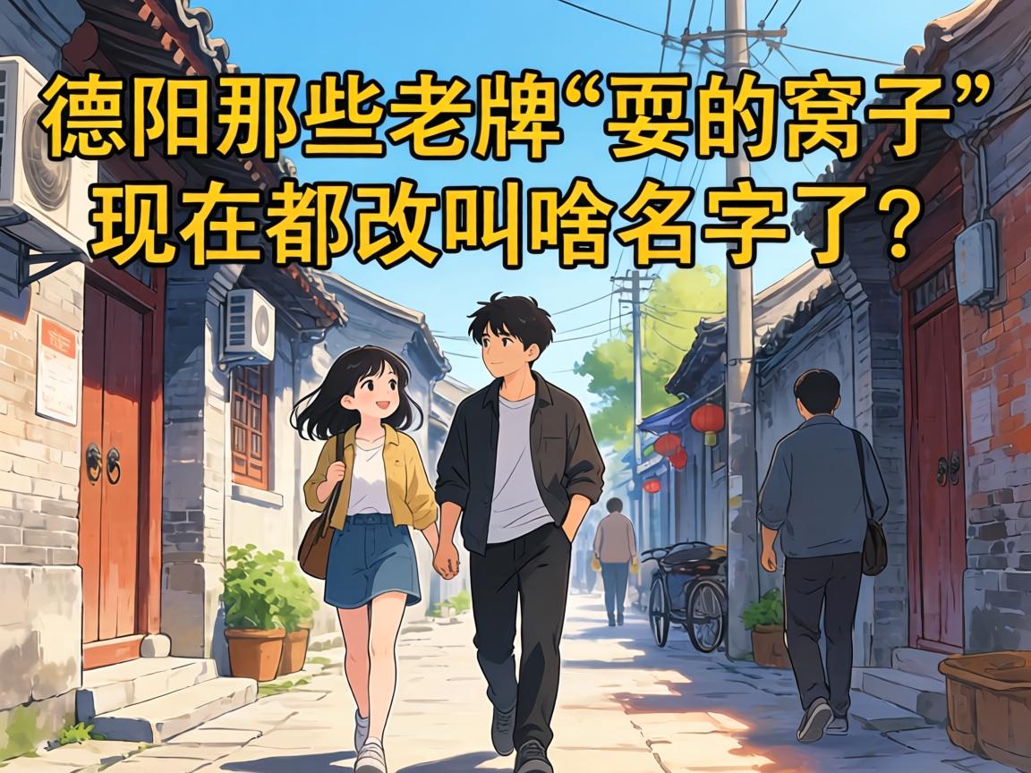 德阳那些老牌“耍的窝子”现在都改叫啥名字了？