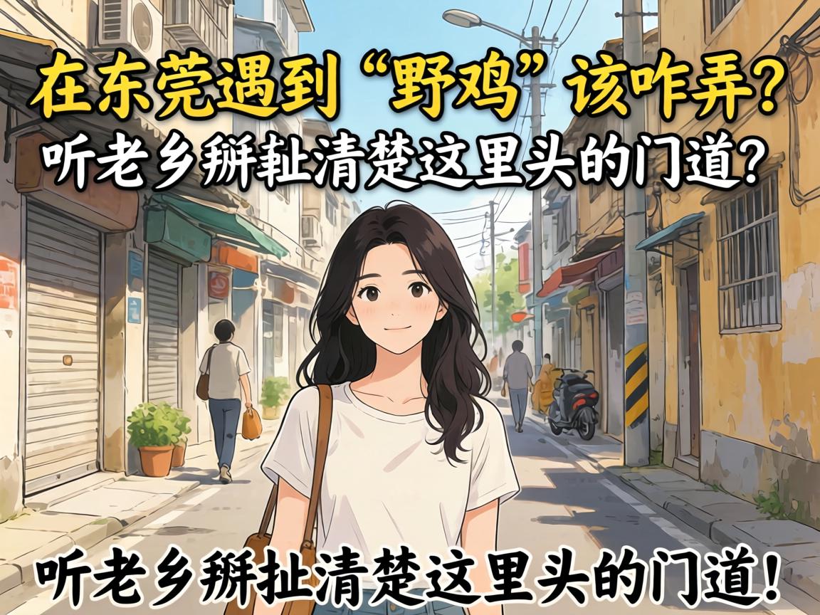 在东莞遇到“野鸡”该咋弄？听老乡掰扯清楚这里头的门道！