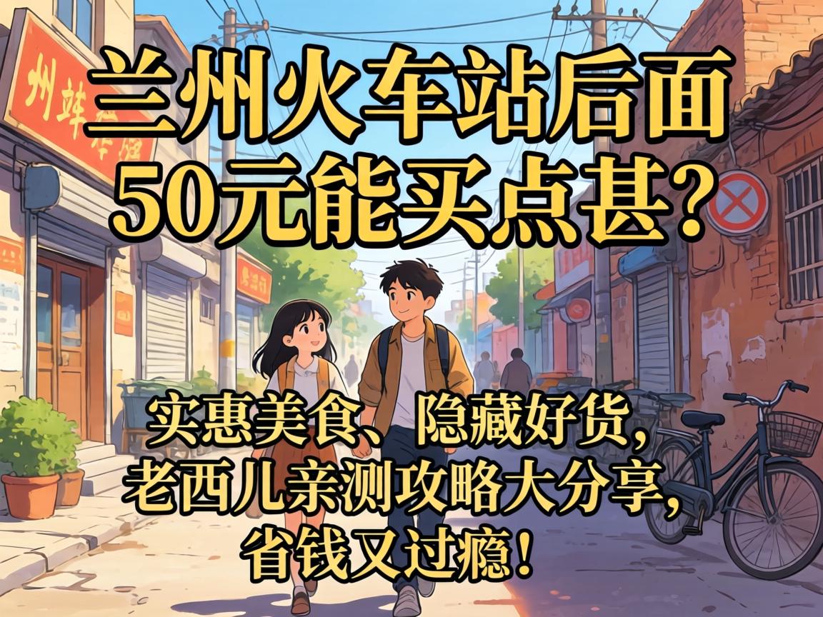 兰州火车站后面50元能买点甚？实惠美食、隐藏好货，老西儿亲测攻略大分享，省钱又过瘾！