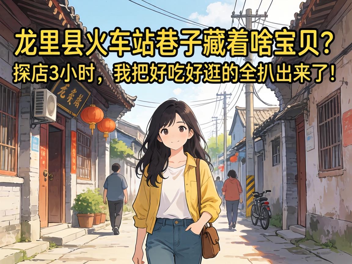 龙里县火车站巷子藏着啥宝贝？探店3小时，我把好吃好逛的全扒出来了！