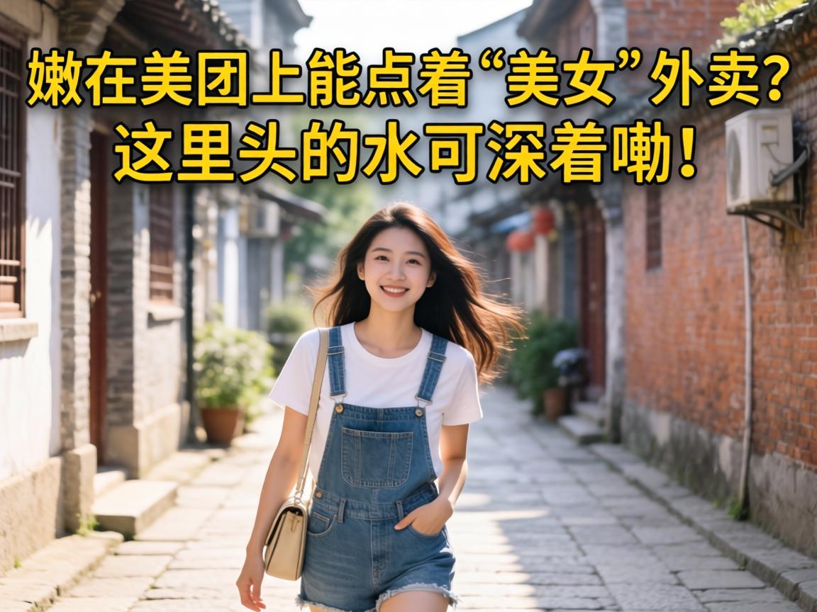 嫩在美团上能点着“美女”外卖？这里头的水可深着嘞！