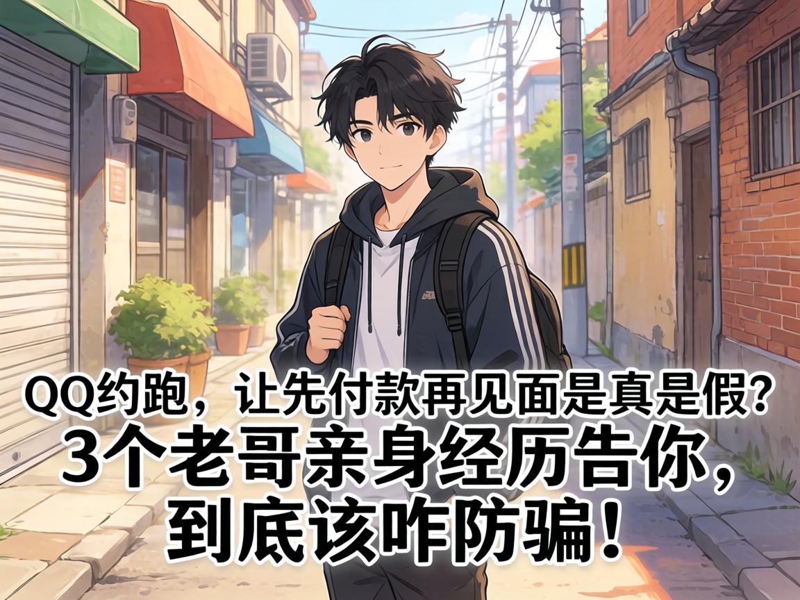 QQ约跑，让先付款再见面是真是假？3个老哥亲身经历告你，到底该咋防骗！