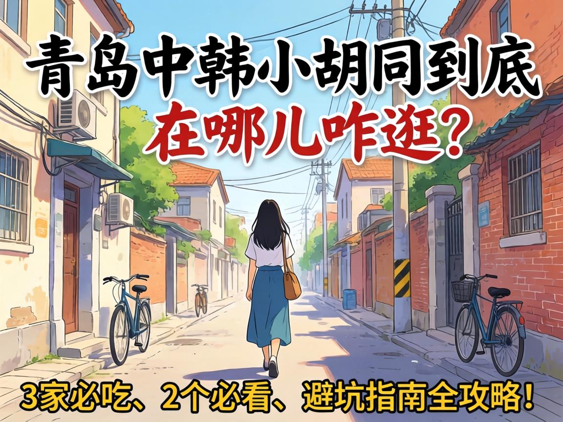 青岛中韩小胡同到底在哪儿咋逛?3家必吃、2个必看、避坑指南全攻略!