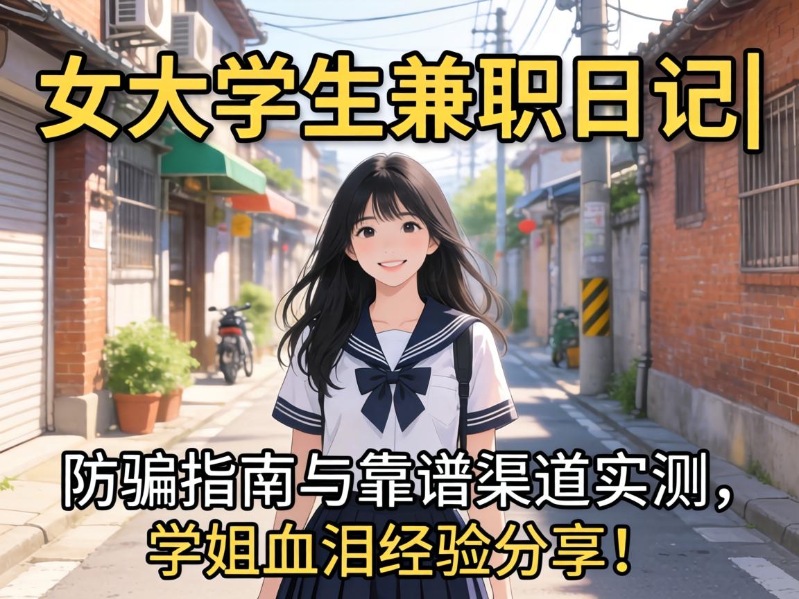 女大学生兼职日记|防骗指南与靠谱渠道实测，学姐血泪经验分享！