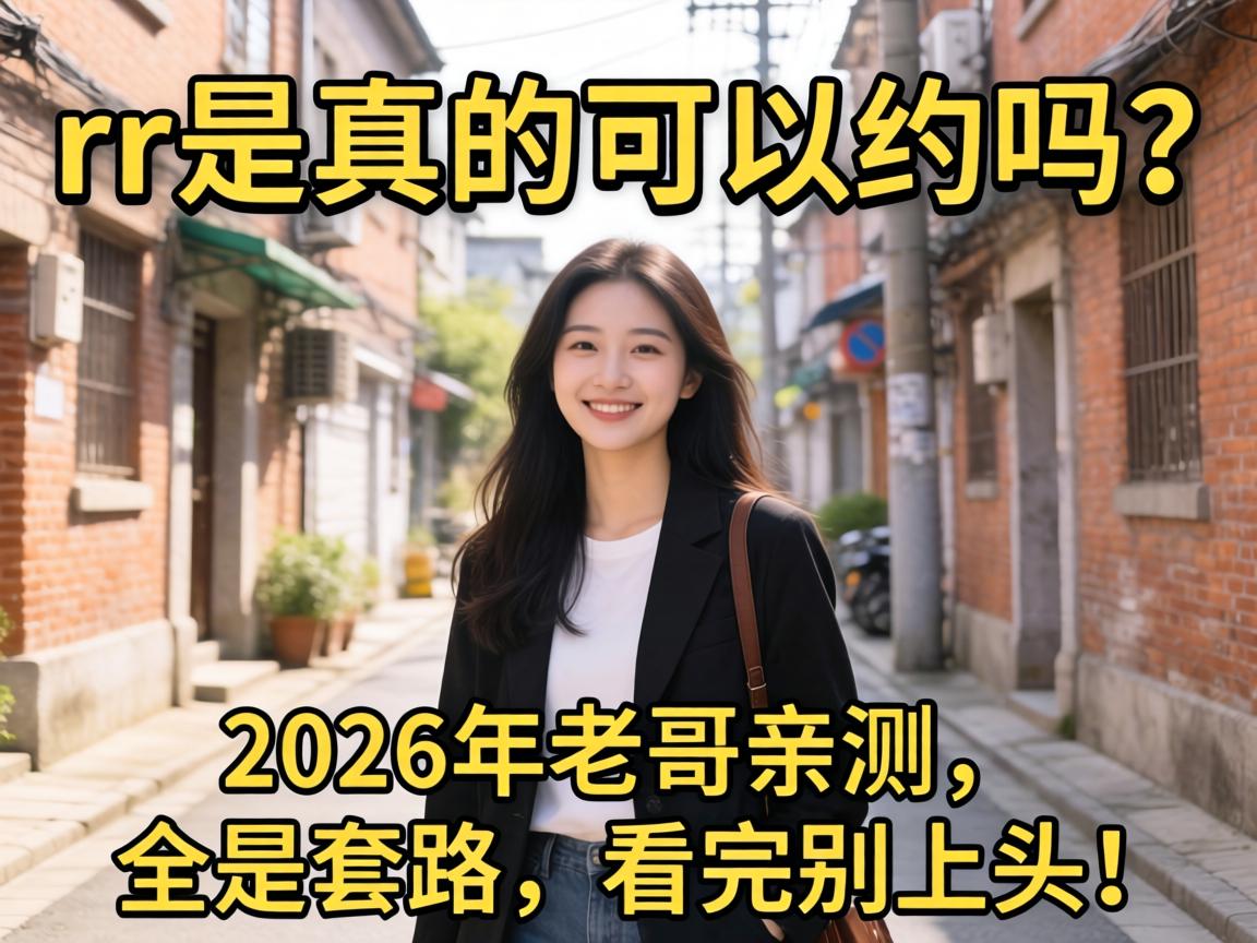 rr是真的可以约吗?2026年老哥亲测,全是套路,看完别上头!
