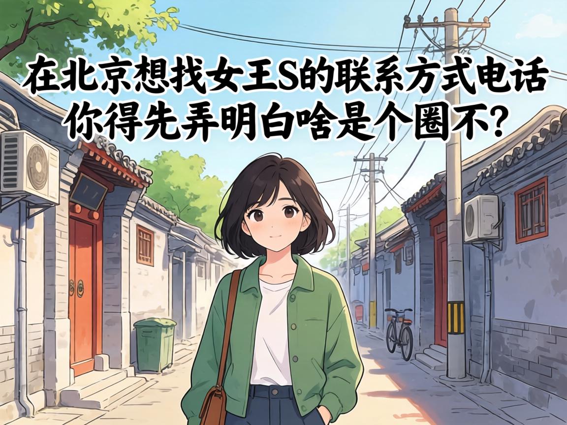 在北京想找女王S的联系方式电话，你得先弄明白啥是个圈不？