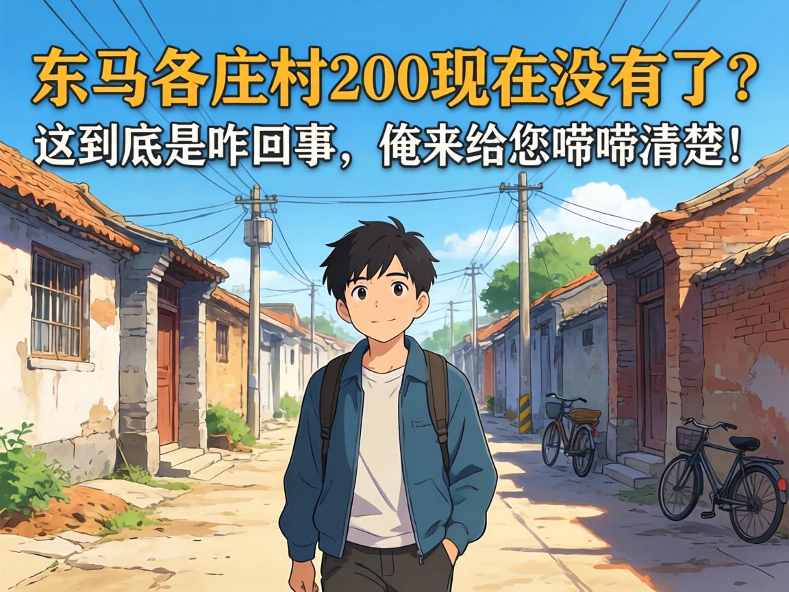 东马各庄村200现在没有了?这到底是咋回事,俺来给恁唠唠清楚!