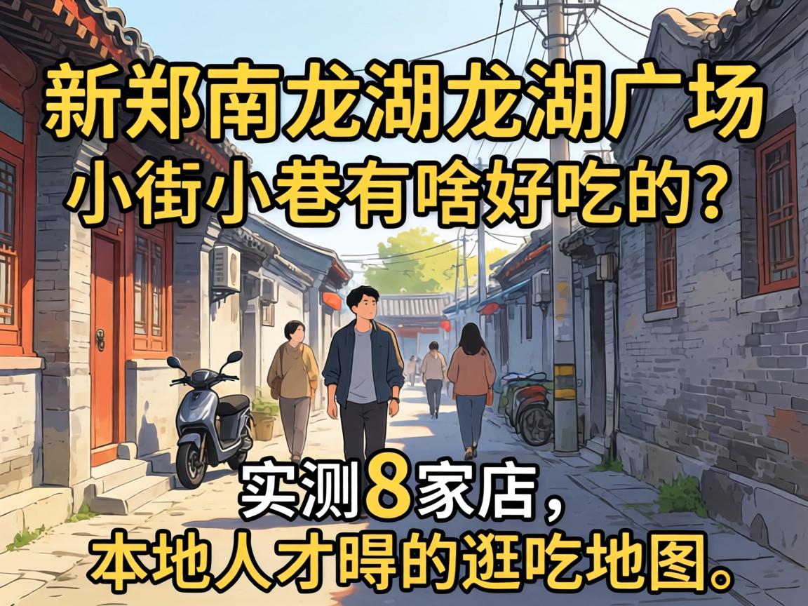 新郑南龙湖龙湖广场小街小巷有啥好吃的？实测8家店，本地人才晓得的逛吃地图