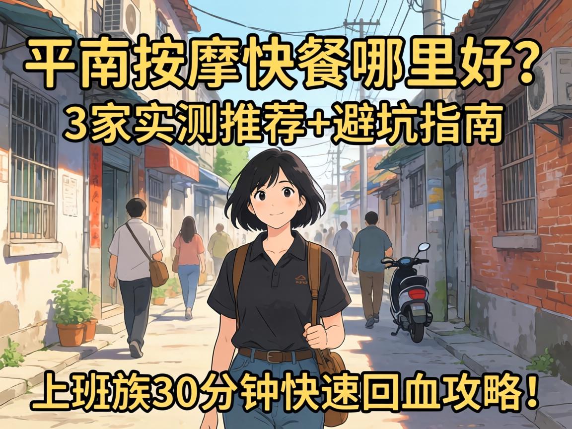 平南按摩快餐哪里好？3家实测推荐+避坑指南，上班族30分钟快速回血攻略！