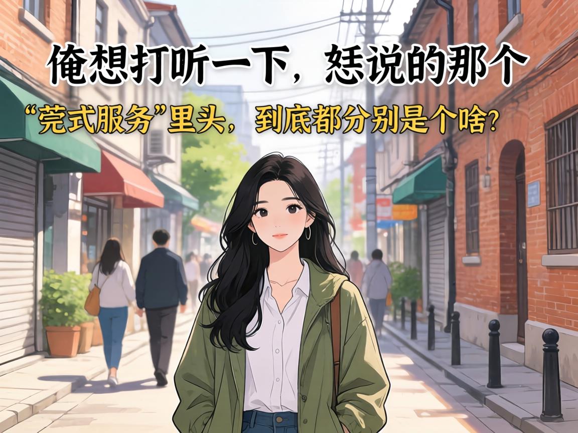 俺想打听一下，恁说的那个“莞式服务”里头，到底都分别是个啥？