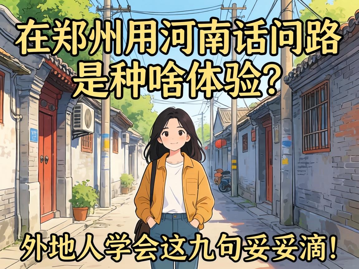 在郑州用河南话问路是种啥体验？外地人学会这几句妥妥滴！
