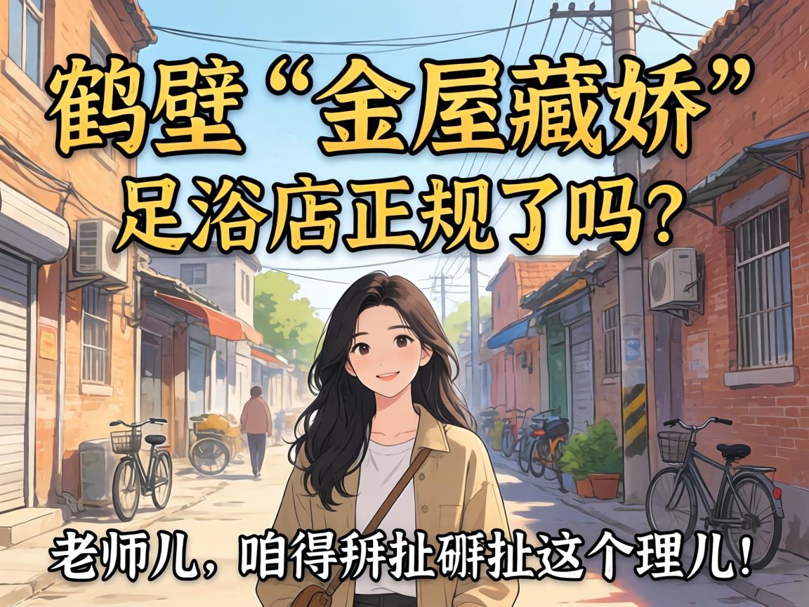 鹤壁“金屋藏娇”足浴店正规吗？老师儿，咱得掰扯掰扯这个理儿！