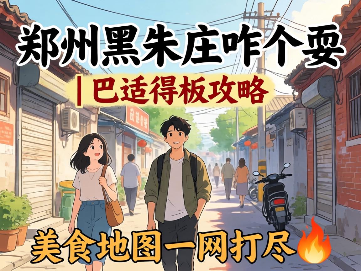 郑州黑朱庄咋个耍 | 巴适得板攻略 美食地图一网打尽?