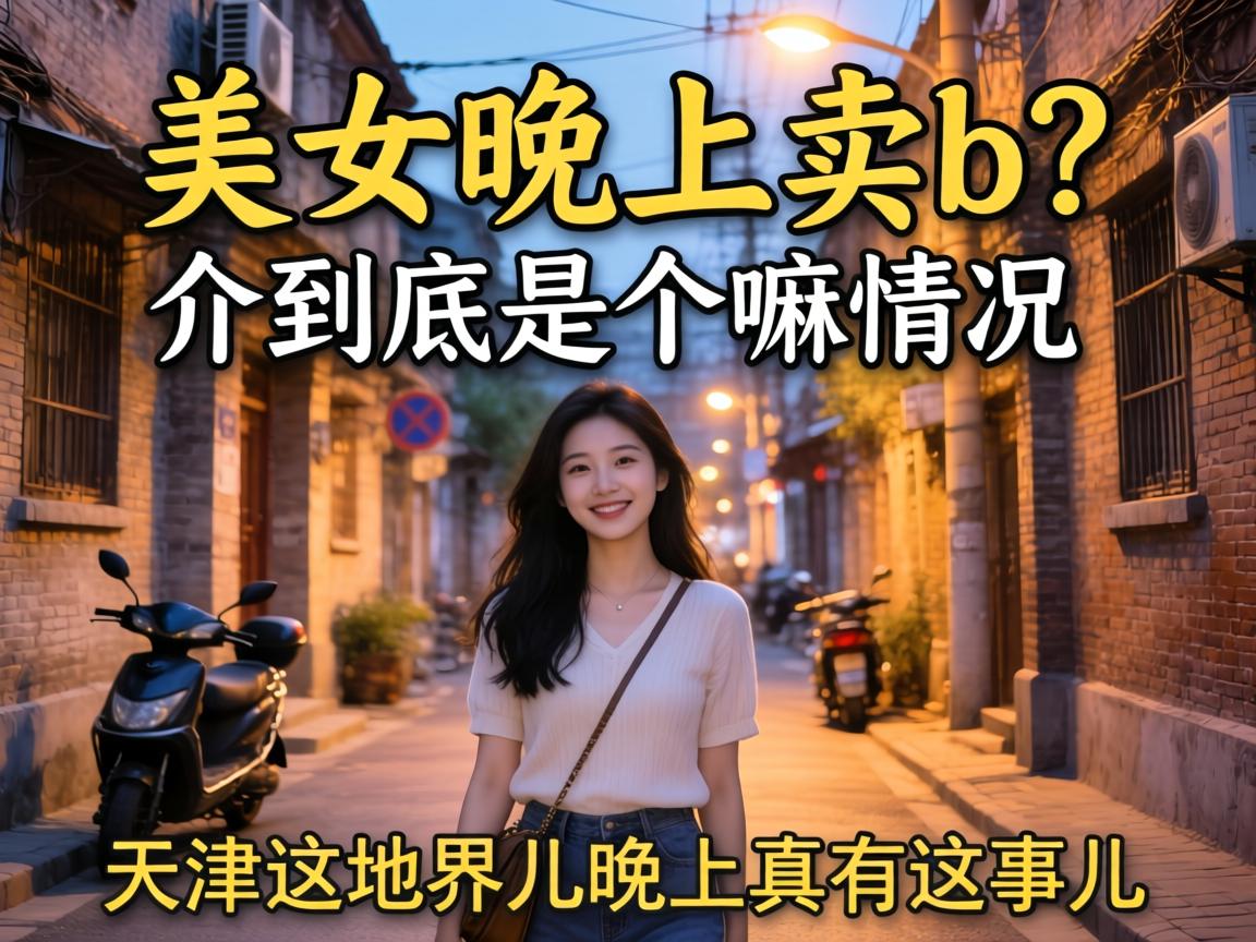 美女晚上卖b？介到底是个嘛情况，在天津这地界儿晚上真有这事儿？