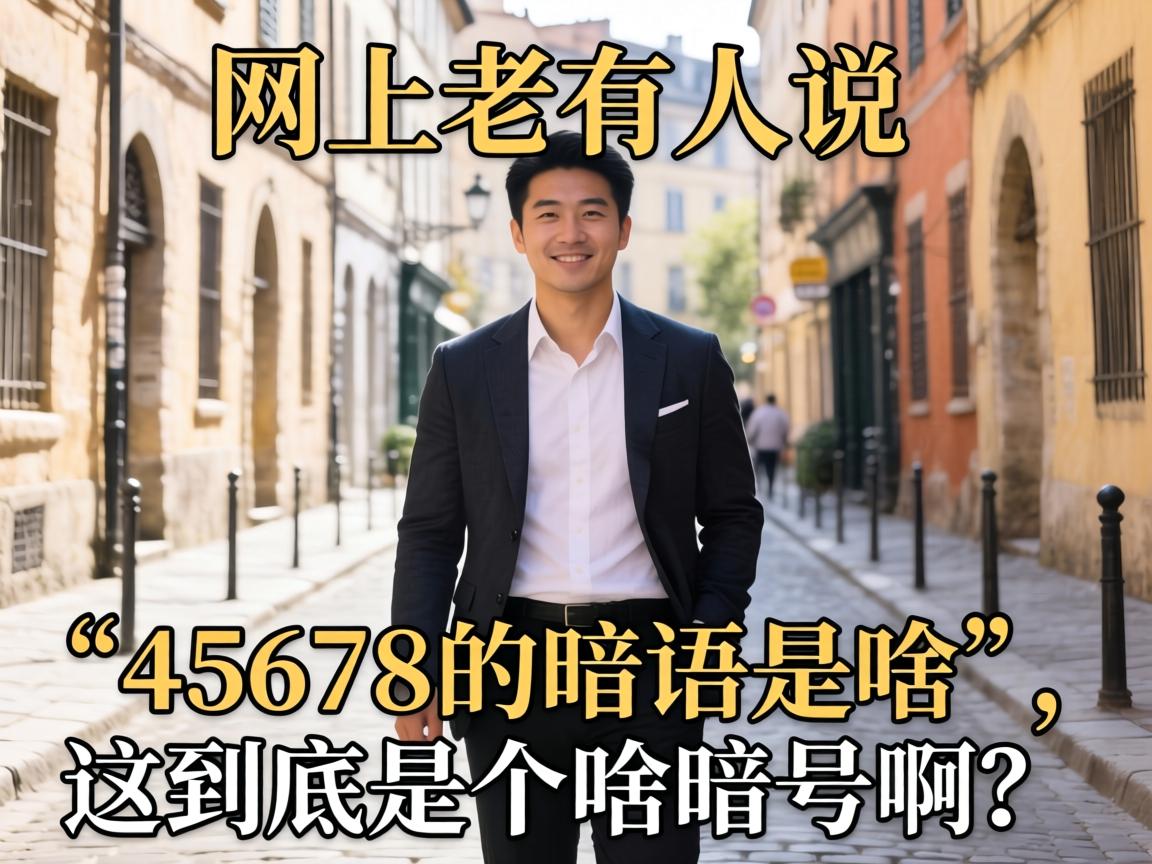 网上老有人说“45678的隐语是啥”，这到底是个啥记号？