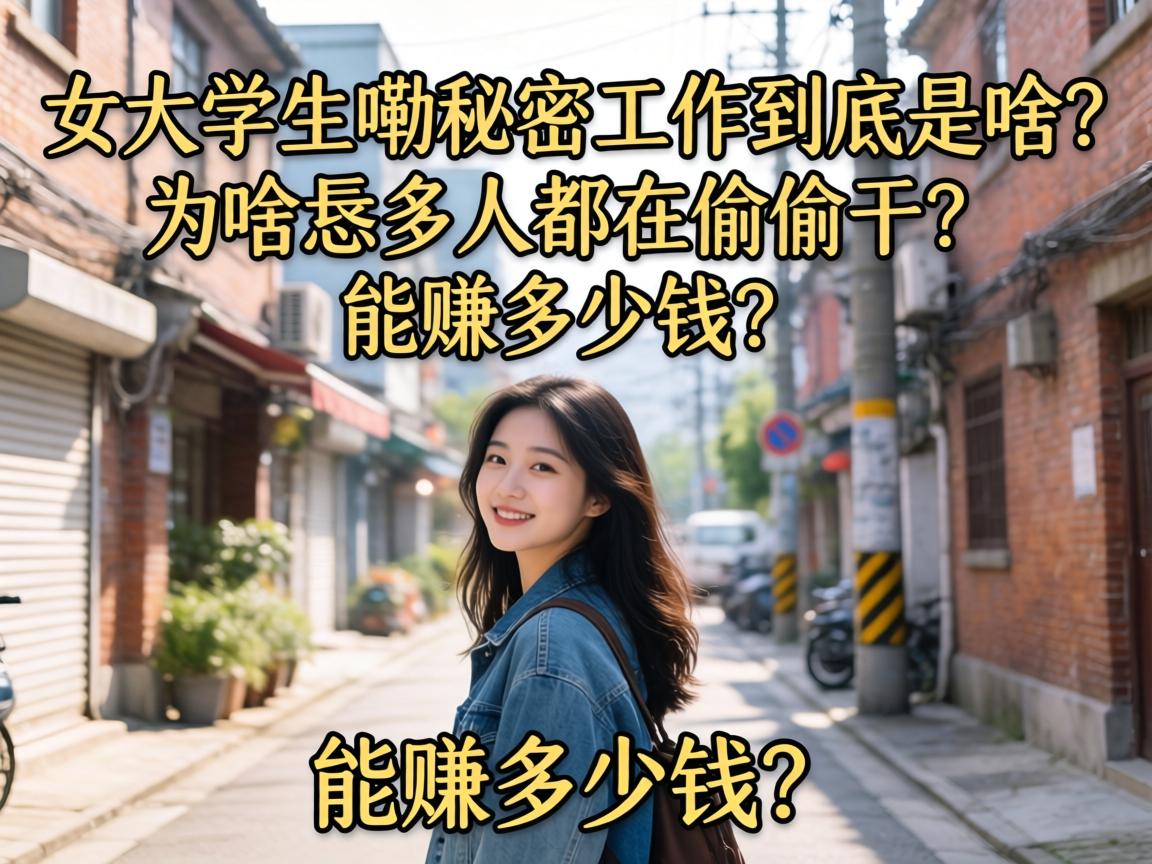 女大学生嘞奥秘工作到底是啥？为啥恁多人都在偷偷干？能赚几多钱？