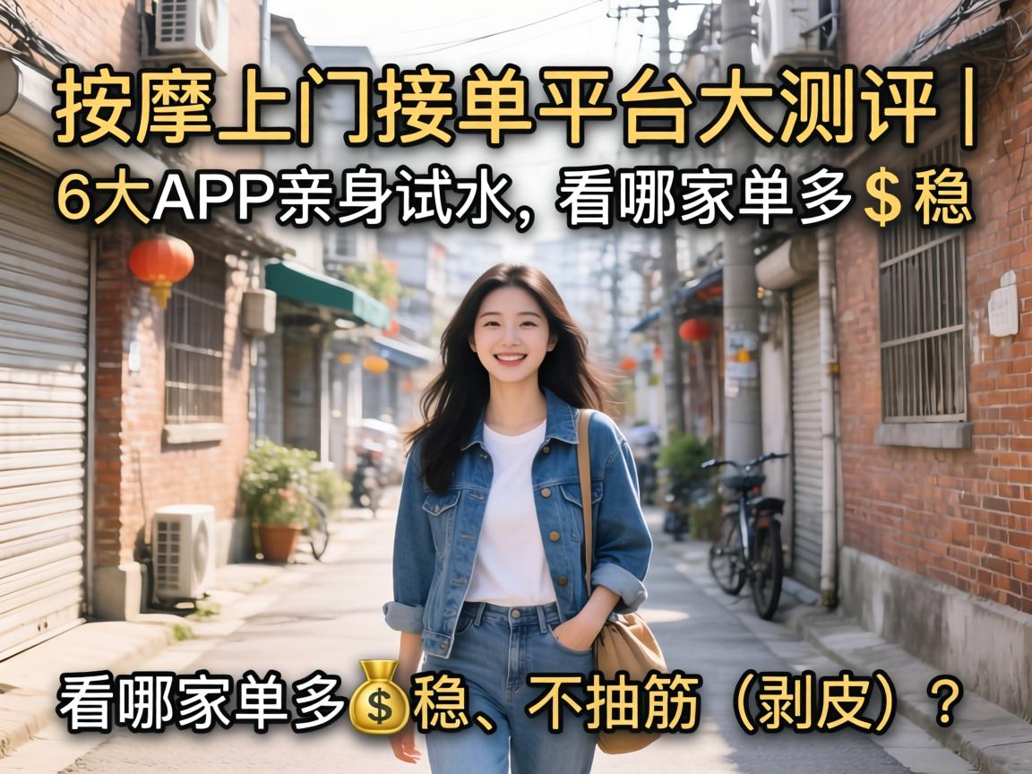 按摩上门接单平台大测评|6大APP亲身试水,看哪家单多?稳、不抽筋(剥皮)?