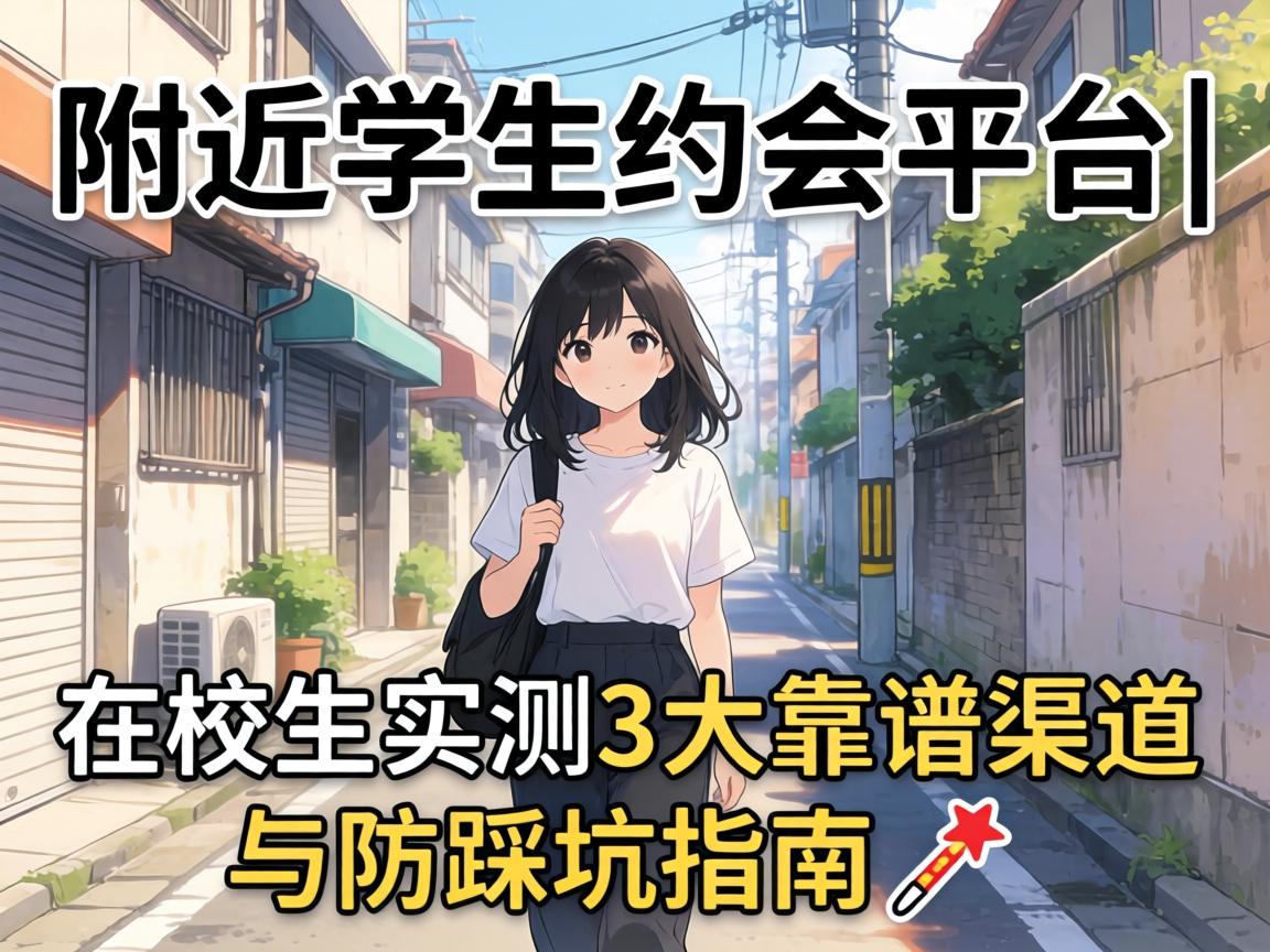 附近学生约会平台|在校生实测3大靠谱渠道与防踩坑指南?