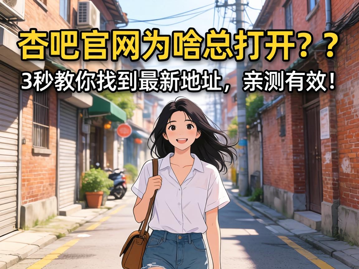 杏吧官网为啥总打不开？3秒教你找到最新地址，亲测有效！