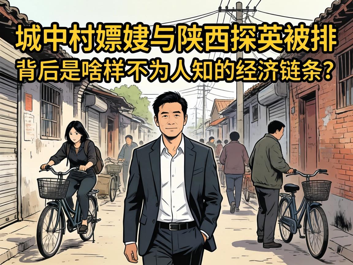 城中村嫖妓与陕西探花被抓，背后是啥样不为人知的经济链条？