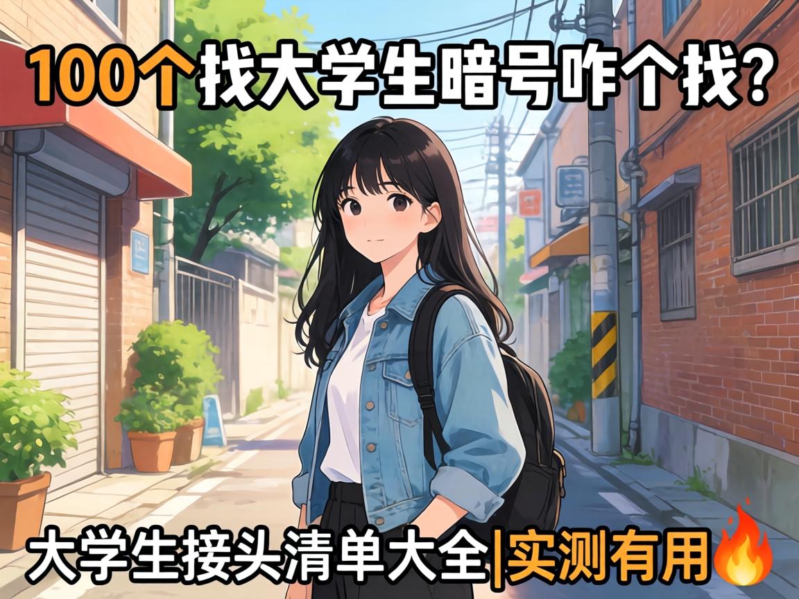 100个找大学生暗号咋个找?大学生接头清单大全|实测有用?