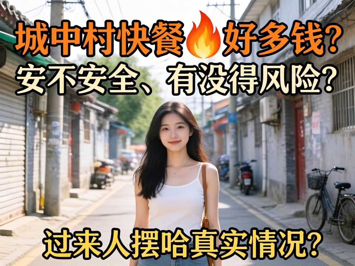城中村快餐?好多钱？安不安全、有没得风险？过来人摆哈真实情况