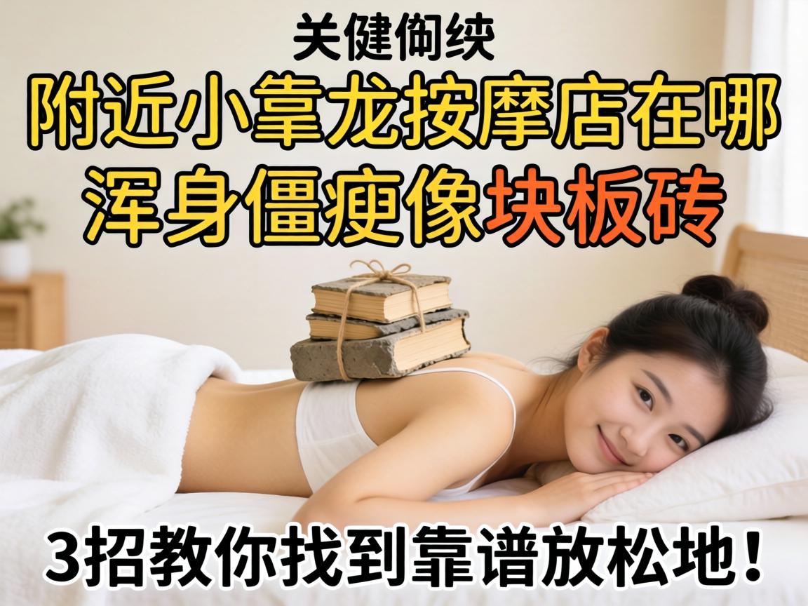 附近一条龙按摩店在哪？浑身僵硬像块板砖，3招教你找到靠谱放松地！