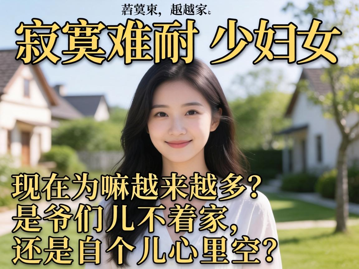 寥寂难耐的少妇，，，现在为嘛越来越多？？？？？是爷们儿不着家，，，照旧自个儿心里空？？？？？