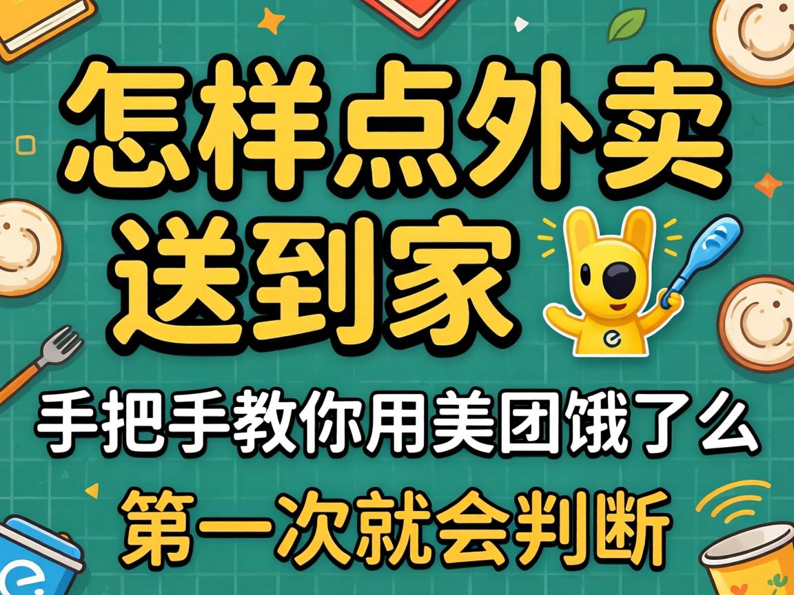 怎样点外卖送到家 ? 手把手教你用美团饿了么 第一次就会