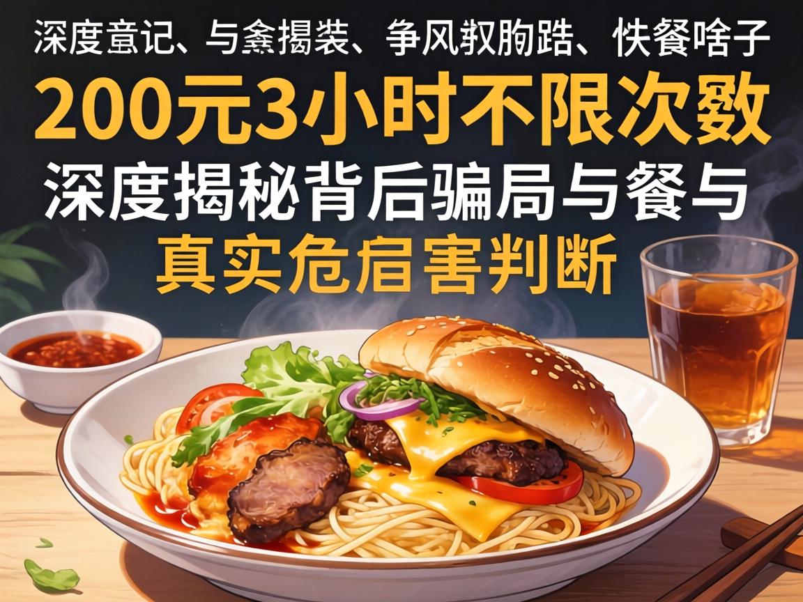 200Ôª3Сʱ²»ÏÞ´ÎÊý¿ì²ÍÊÇɶ×Ó Éî¶È½ÒÃØ±³ºóƾÖÓëÕæÊµÎ£º¦