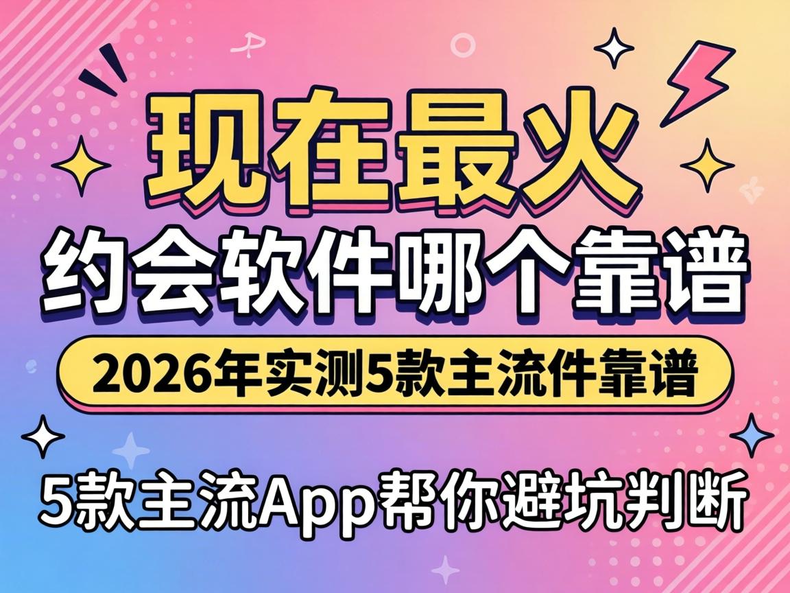 ÏÖÔÚ×î»ðµÄÔ¼»áÈí¼þÄĸö¿¿Æ× 2026Äêʵ²â5¿îÖ÷Á÷App°ïÄã±Ü¿Ó