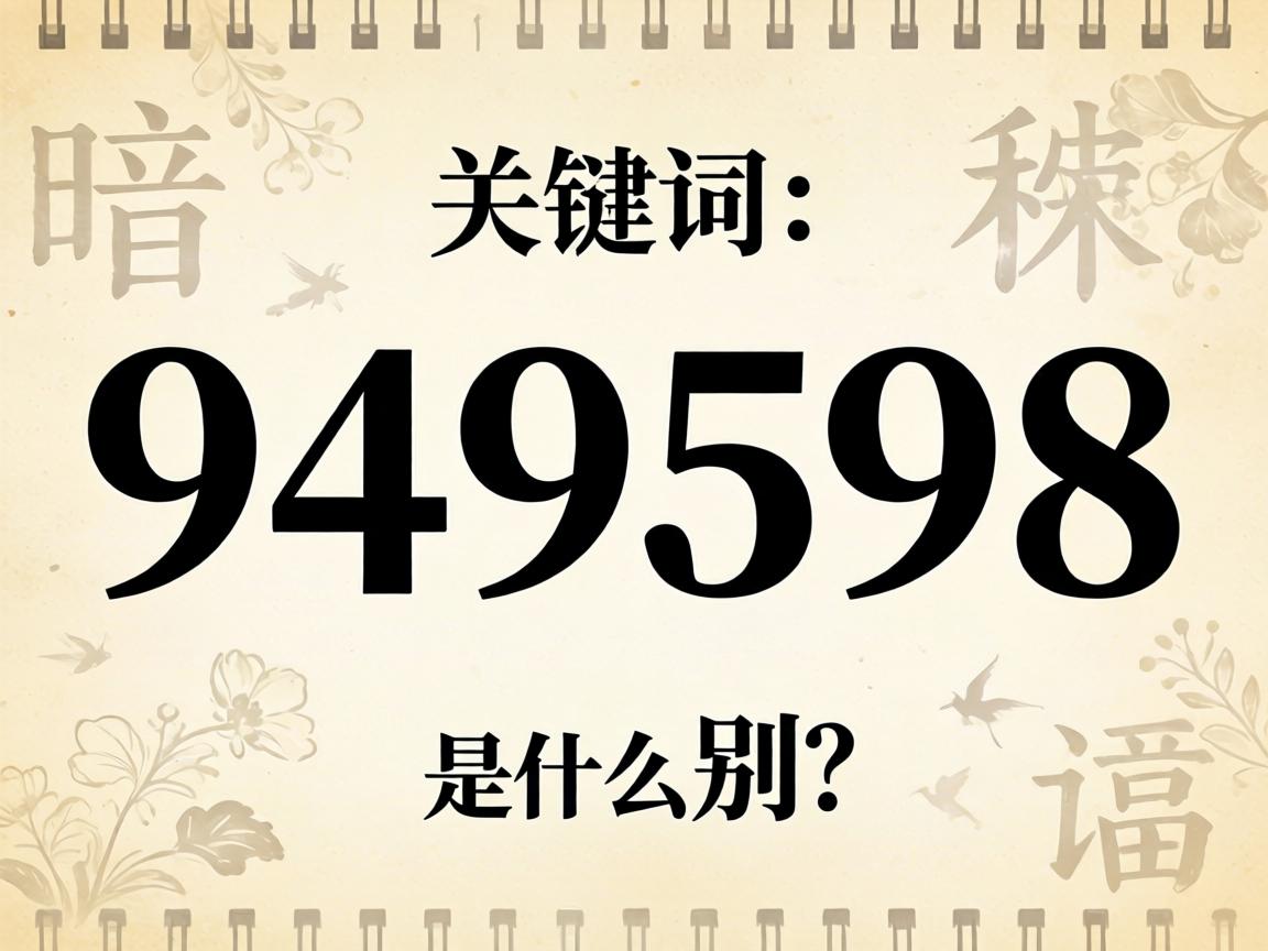 949598������ʲô��˼������š������վ������⹣��