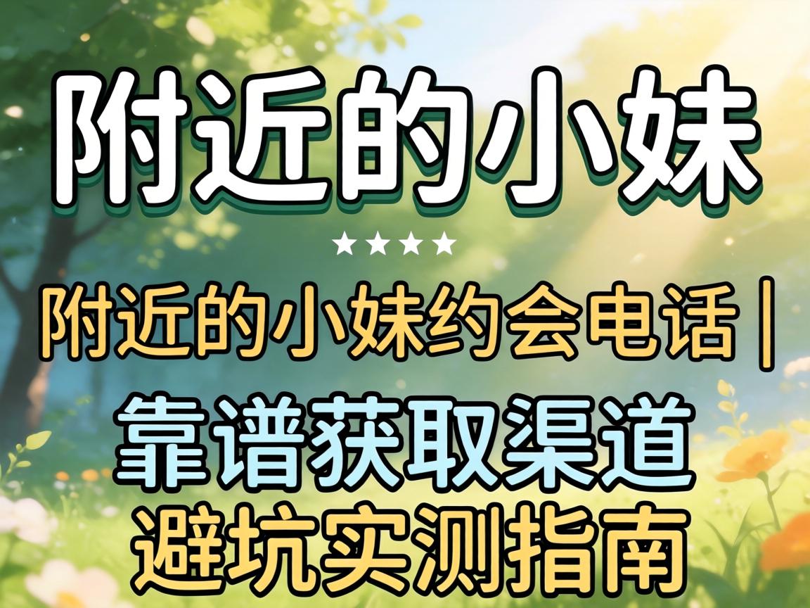 四周的小妹约会电话|靠谱获取渠道与避坑实测指南