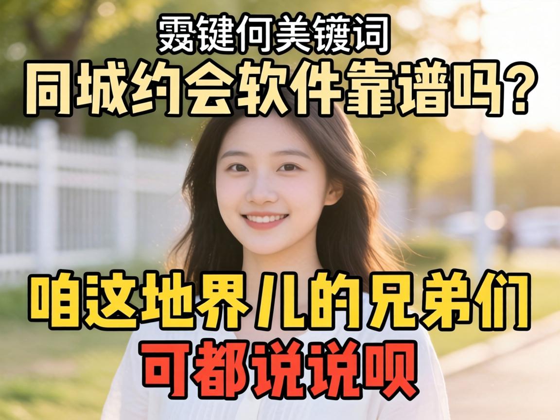 同城约会的软件靠谱吗？咱这地界儿的兄弟们可都说说呗！